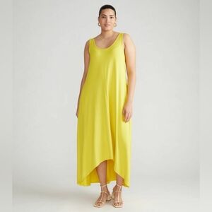 Universal Standard Athena Divine Jersey Dress Yellow Size XL | 26/28